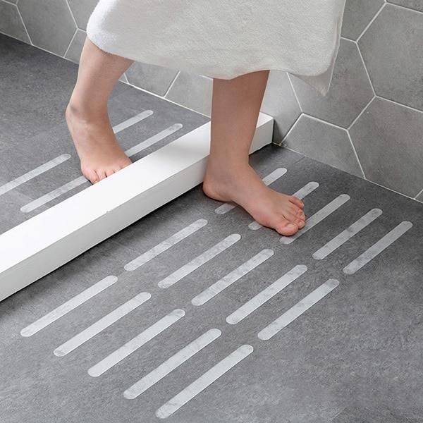 Non-slip Mat - Clear Type - 5 Pieces - Transparent Stickers - Eco-friendly - Modern