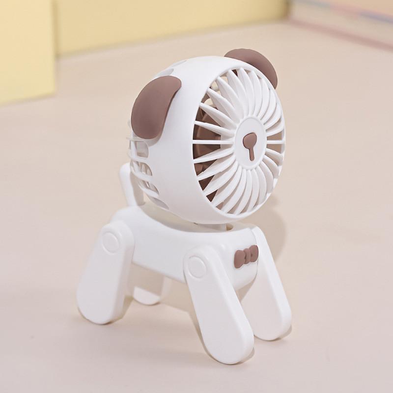 Cute Cartoon Foldable Mini Portable Fan Usb Rechargeable Children s Fan Wholesale StyleD