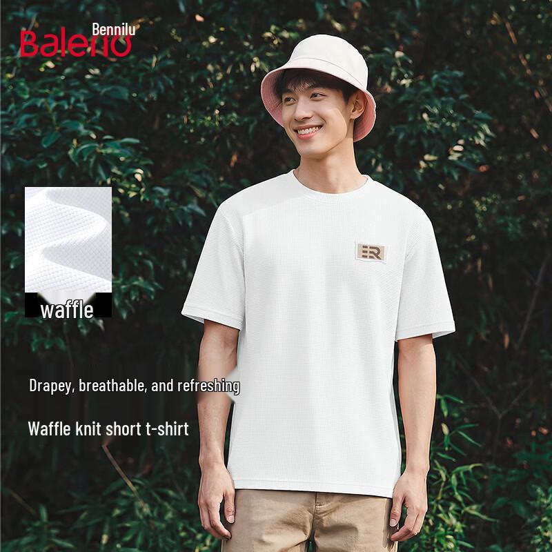 Мужская вафельная футболка с коротким рукавом Baleno 3XL