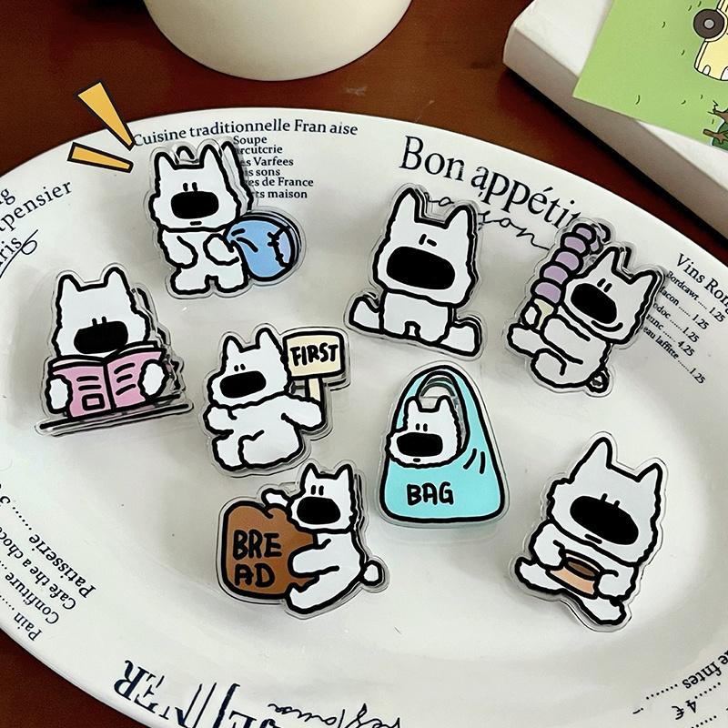 Niedliche Kätzchen Tier Cartoon Dekorative Geschenkverschlussklammer Notizklammer PP-Klammer Für Schüler Niedliche Kleine Gegenstände
