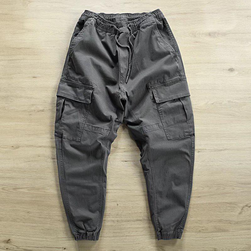 Men's Trendy Japanese Loose-Fit Work Overalls for Spring and Autumn