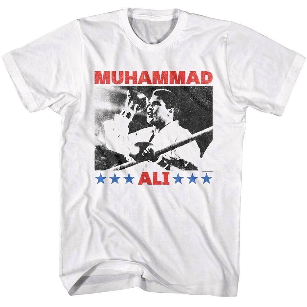 Muhammad Ali Ring Superstar Men T Shirt M