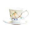 Japanese Children's Gaiwan Tea Set: Bird Bone China Cup, Chopsticks, and Spoon