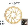 IIIPRO 140mm 160mm Bicycle Disc Brake Rotor 6 Bolts Bike Hydraulic Brake Discs High Strength Mountain Bike Rotors
