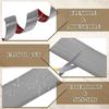 1pc 1mX5cm T-shaped Self-adhesive Threshold Transition Strip, Floor Edge Strip, Self-adhesive Seam Strip Threshold Strip
