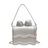 Versatile Chain Bag Women's New Fashion Small Square Bag Bow Messenger Bag