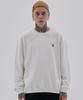 UPPERSTROP [Up9026] Comma Wappen Basic Sweatshirt Ivory
