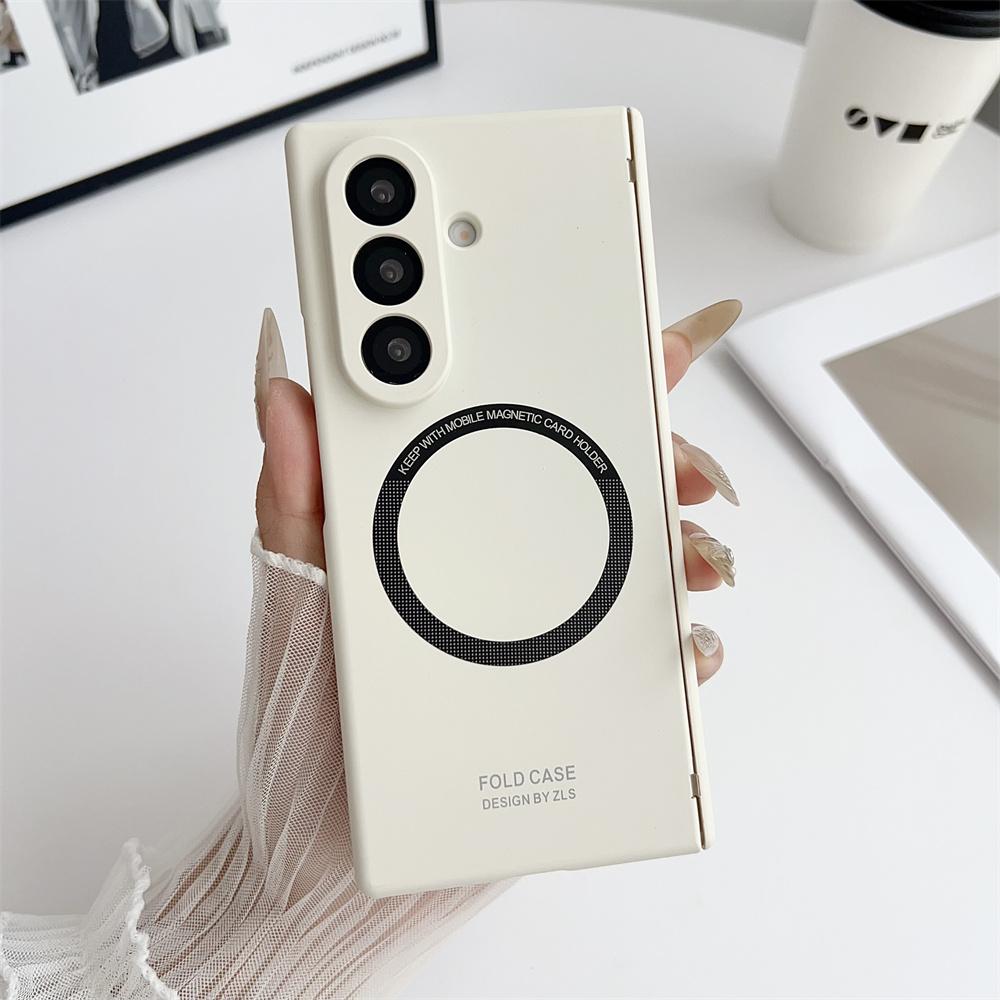 For Samsung Galaxy Z Fold7 5G Case Hard PC Phone Cover Compatible with MagSafe