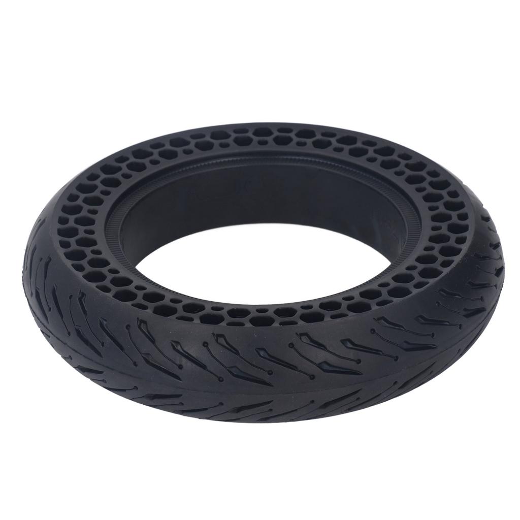 10x2.125F Electric Scooter Solid Tire Tubeless Wheel Rubber Honeycomb Shock Absorb Strong Grip Electric Scooter Parts