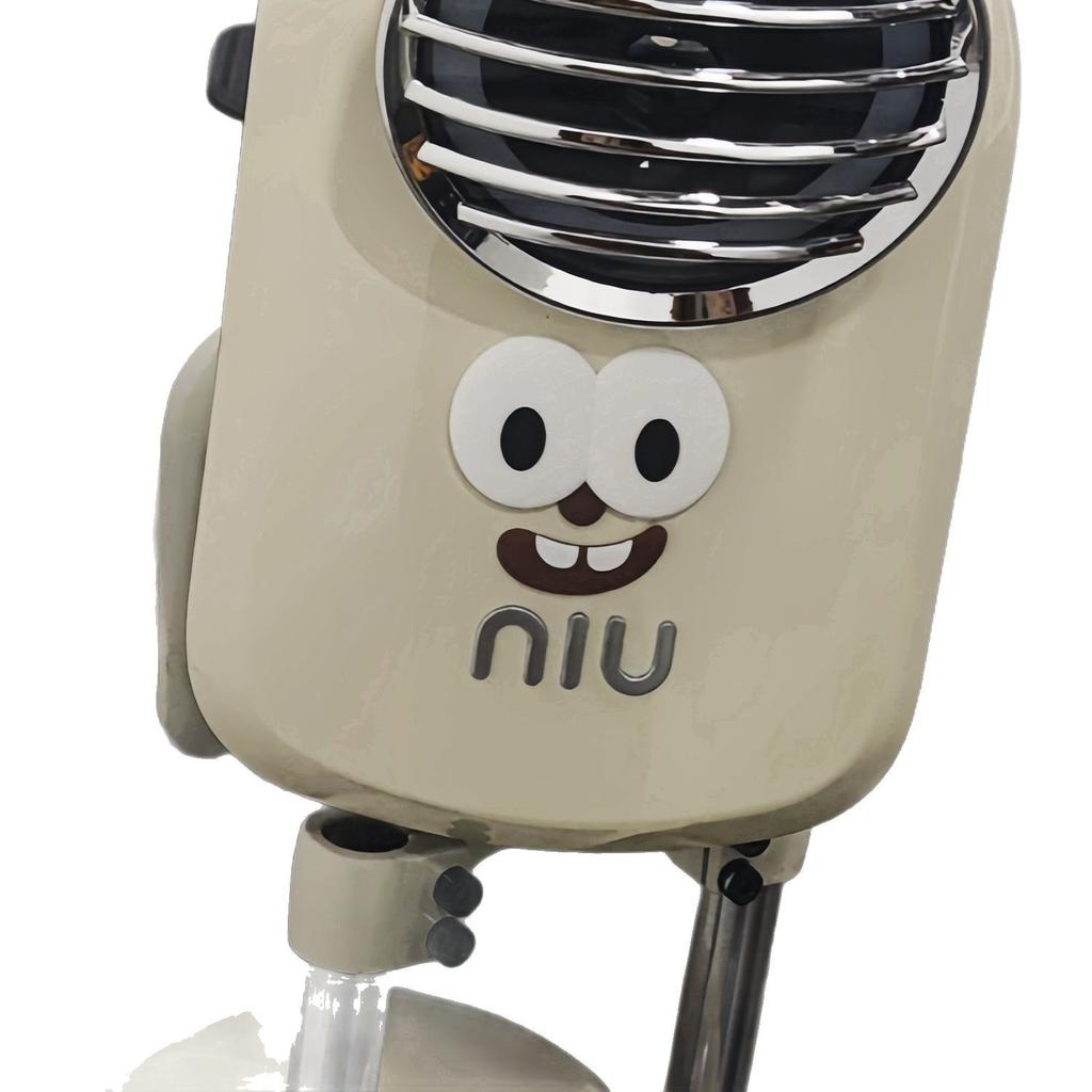 Cute Big Eyes Smiling Face 3D Sticker for Electric Vehicle Personality Creative Funny Expression Decal Small Accessory