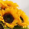 9 Head Sunflower Artificial Bouquet Made of Silk Simulation Floral Arrangement for Home Office or Event Decoration Purposes