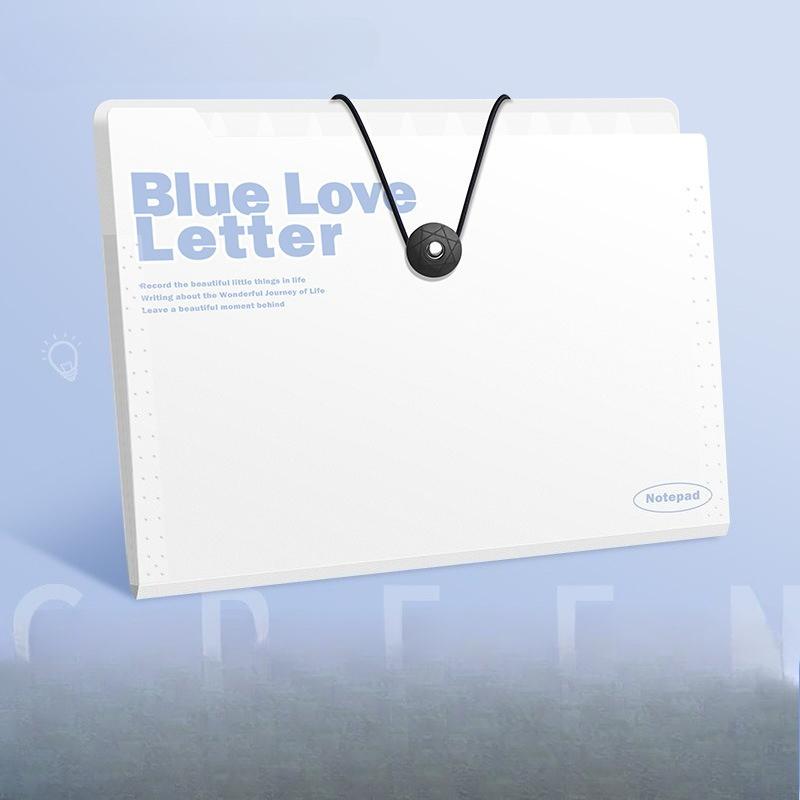 Органайзер-сумка на кнопке формата А4 для студенческих материалов  Тестовых работ  Папки-файлы большого объема на 13 отделений  Цвета Моранди