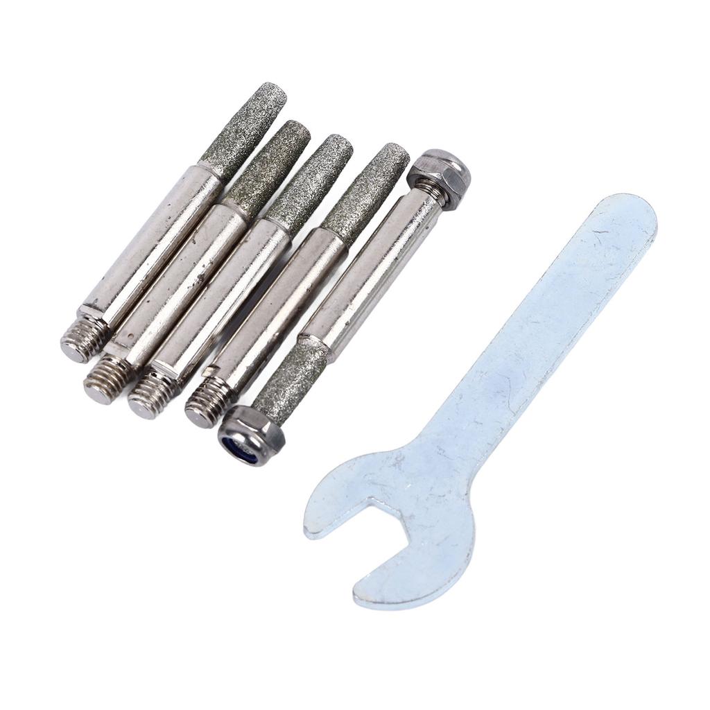 5PCS Chainsaw Sharpener Grinding Stones Drill Bit High Hardness Chainsaw Sharpening Tool for Small