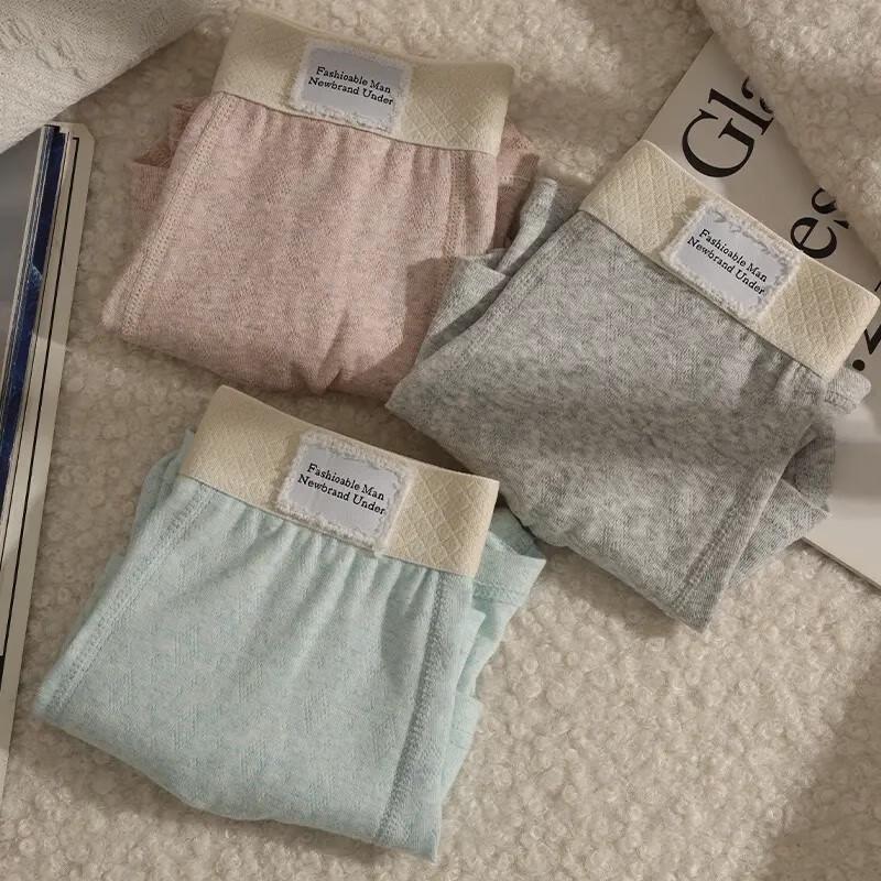 Men's Soft Modal Cotton Antibacterial Boxer Briefs 3-Pack