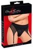 Bad Kitty - Black Thong with Garter Belt XL