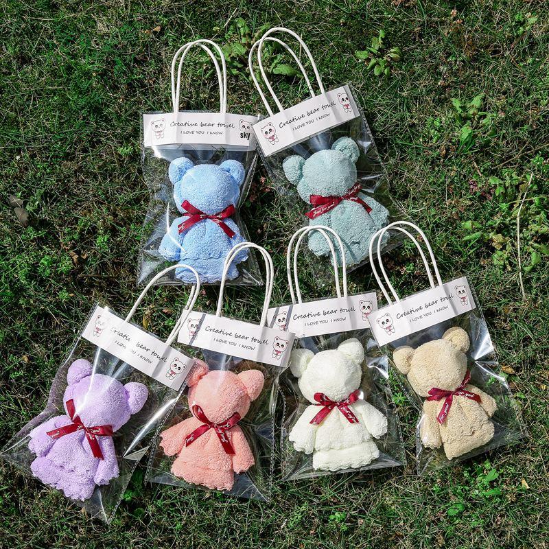 Creative Little Bear Towel - Ideal for Weddings, Birthdays, Prizes, or Kindergarten Gifts