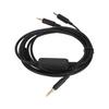 Replacement Headphone Cable 3.5mm Volume Control Sound Cable Compatible for MMX300 MMX300 2nd Gen Headset