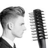 1pc Double Side Massage Comb Black Plastic Anti-tangle Brushes Wide Teeth Brush Wide Teeth Hairdressing Brush Double-sided Comb
