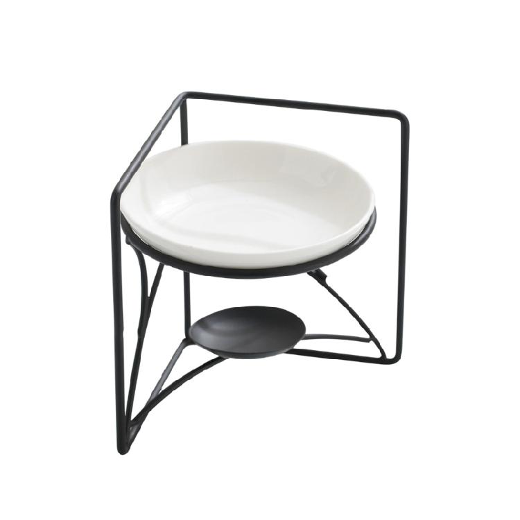 

Wax Melt Warmer With Wood Base Candle Holder Large Capacity Essential Oil Burners For Aromatherapies And Relaxation 1