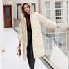 Long Puffer Jacket for Women Thicken Warm Quilted Hooded Coat Zip Up Full Length Down Coat Winter Outerwear