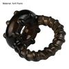 Delay Ring Soft Sexual Stimulation Dual Ring Men Male Time Delay Erection Cock Ring Massager Lover Sex Toy for Couple