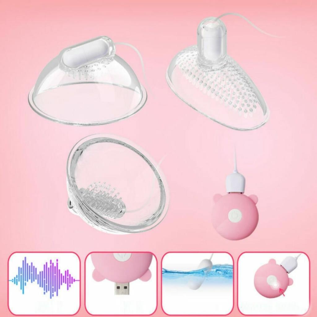 Nipple Sucker Sucking Vibrators Nipple Clitoris Suction Cup Dildos Female G-spot Massagers Sex Toys Adult Women Sex Toys