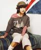 CAVISH Lucky Pony Club Ss Tee Charcoal(Cv2Gmft502A)