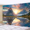 Krásná pláž Přírodní scenérie Tisk vzoru Gobelín Domácí ložnice Obývací pokoj Nástěnná dekorace Pozadí Látková gobelín