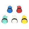 28mm Arcade Game Push Button 5 Colors DIY Parts LED Illuminated Buttons Switch for Controllers