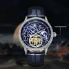 Men's Mechanical Automatic Business Wristwatch Tourbillon Hollow Fashion New Sport Waterproof Luminous Moon Phase Clock