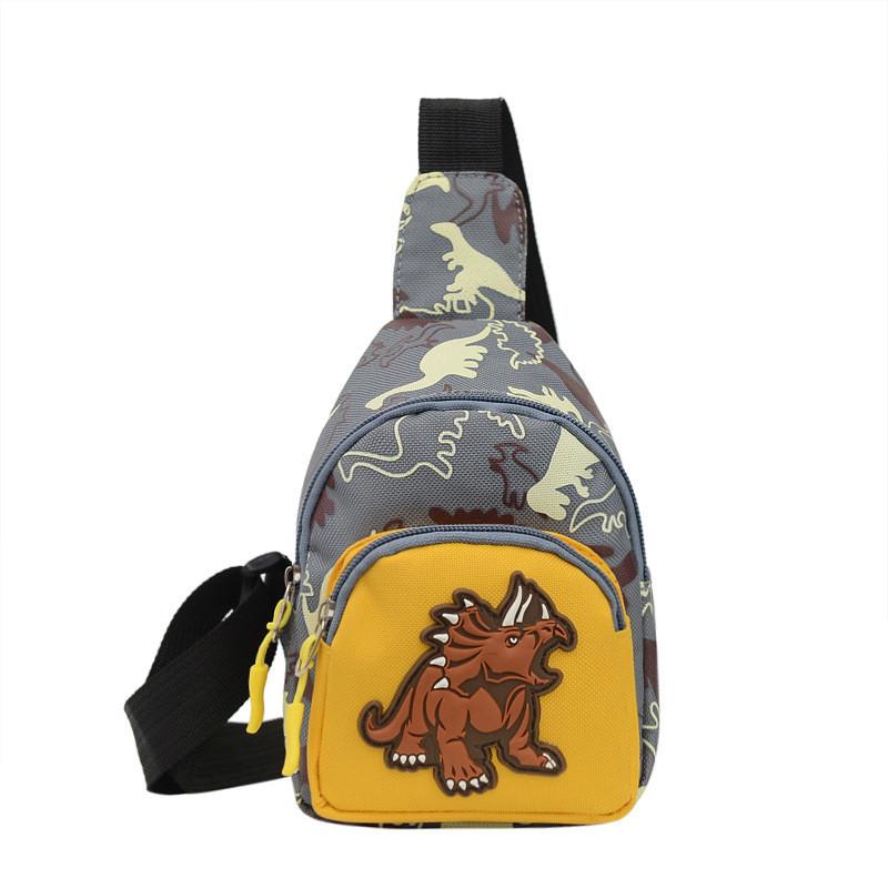 Adorável Bolsa de Ombro Mini Dinossauro Infantil Estilo Coreano Impermeável e Leve