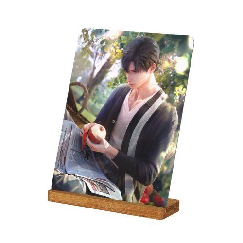 7/8in Game Love and Deepspace Sylus Rafayel Zayne Xavier Caleb Anime Metal Photo Ornament Bedside Cartoon Decoration Gift 2025
