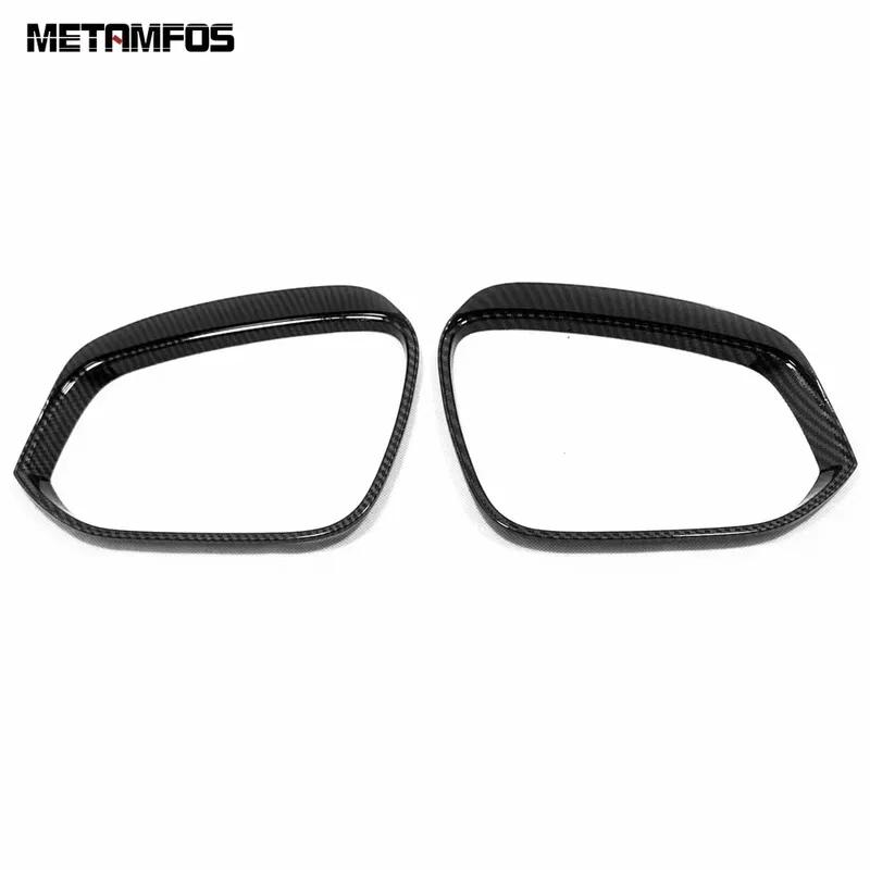 Rearview Side View Mirror Visor Sun Shade Rain Guard Shield For Toyota Rav4 Rav 4 -2024 2025 Carbon Fiber Car Accessories