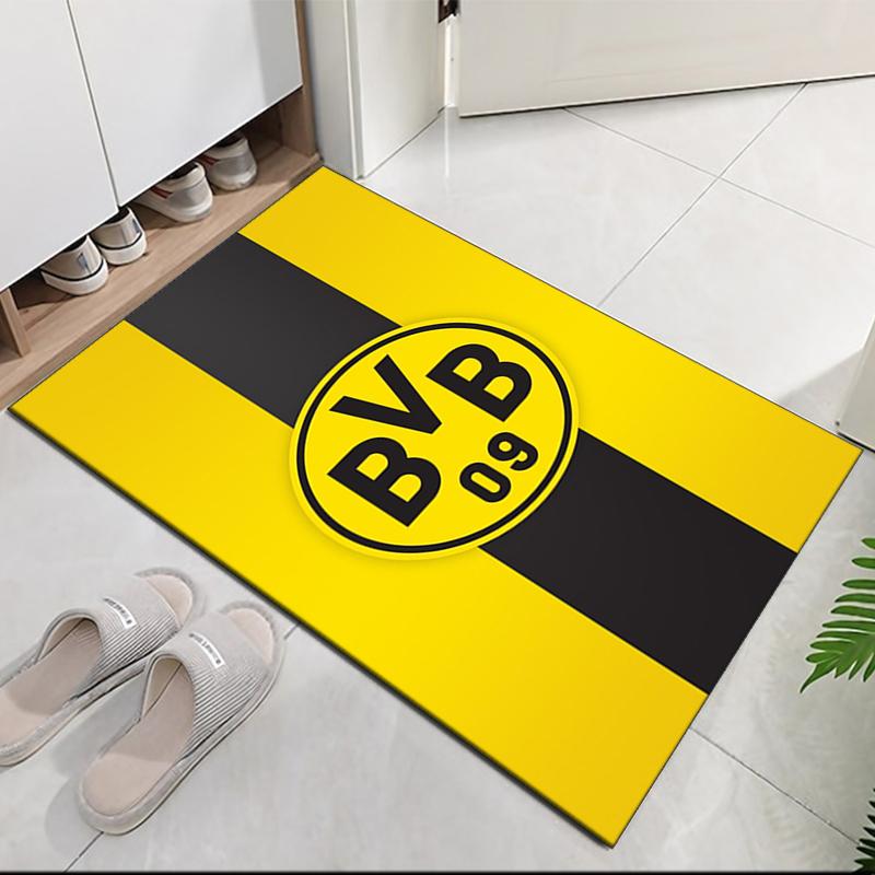 Borussia Dortmund Printed Carpet, for Office Chair Living Room Bedroom Kitchen Room Decor Gifts.