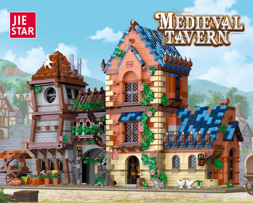 Jie Xing Model Series 89150-89152 Street Scene Building Blocks Toy