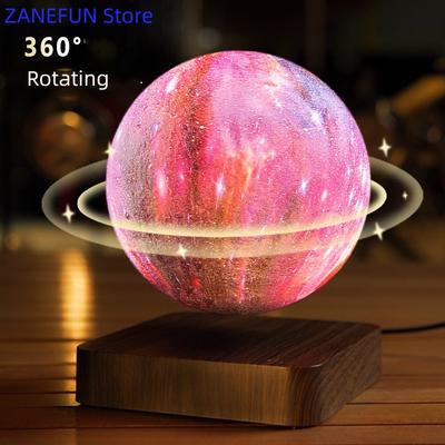 Magnetic Levitating Galaxy Ball Lamp Levit Floating Sphere Desk Lamp Office Home Decoration Creative Christmas Gift