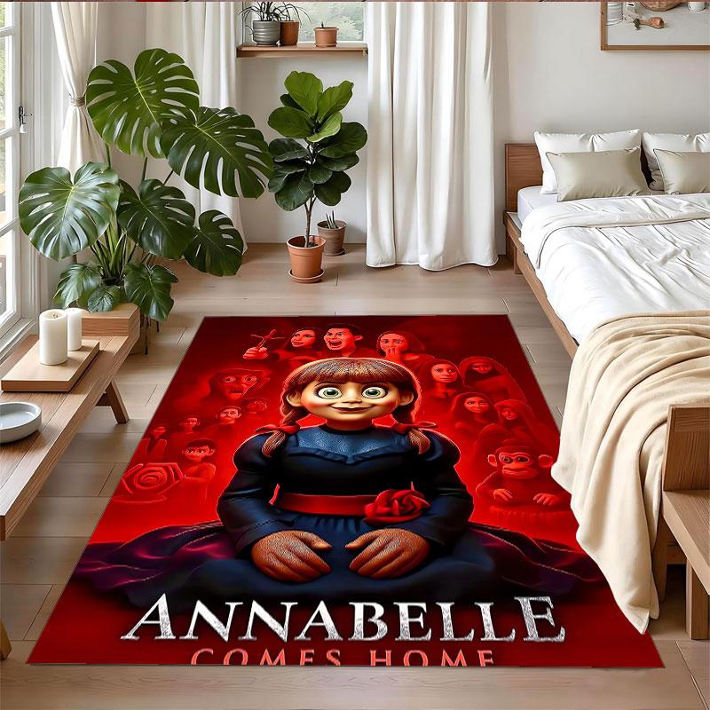 Crystal Velvet Rug Soft Non Slip Indoor Floor Mat Home DecorThe Conjuring Annabelle