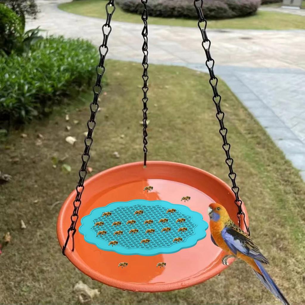 Yousheng Schwimmende Bienenwasserstation, Schmetterlingsbienen-Insektentränke für Bestäuberfütterung, Bienenbad, Gartendekoration im Freien