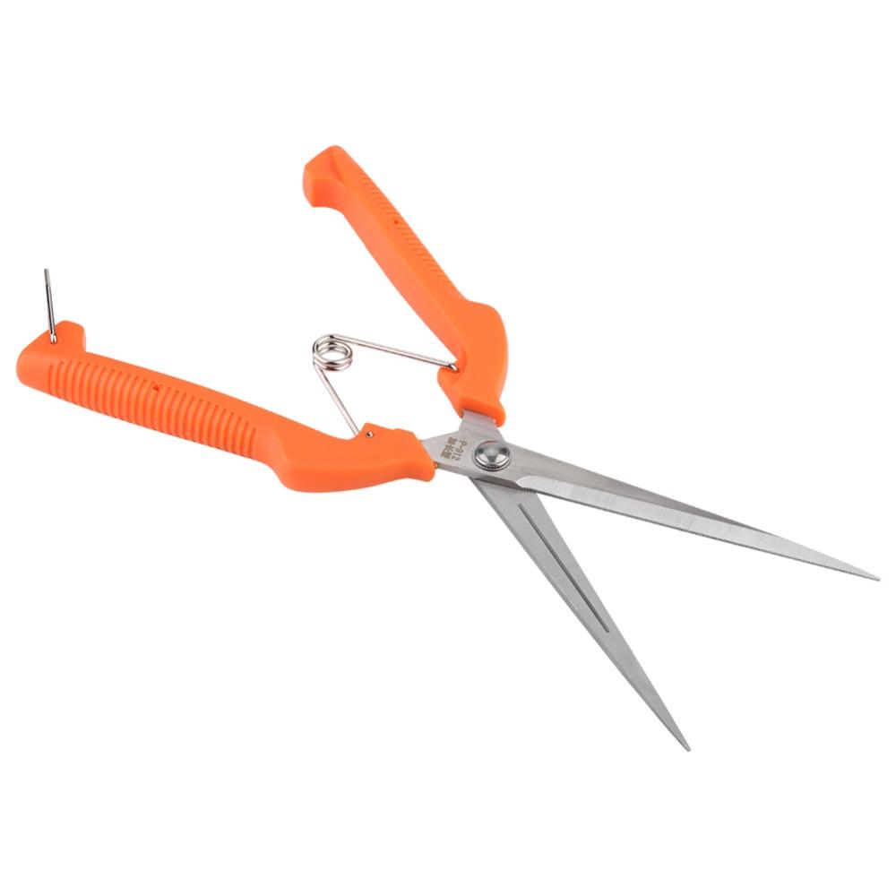 Stainless Steel Garden Scissors Extra Long Edge Branch Cutter Durable Plant Scissors