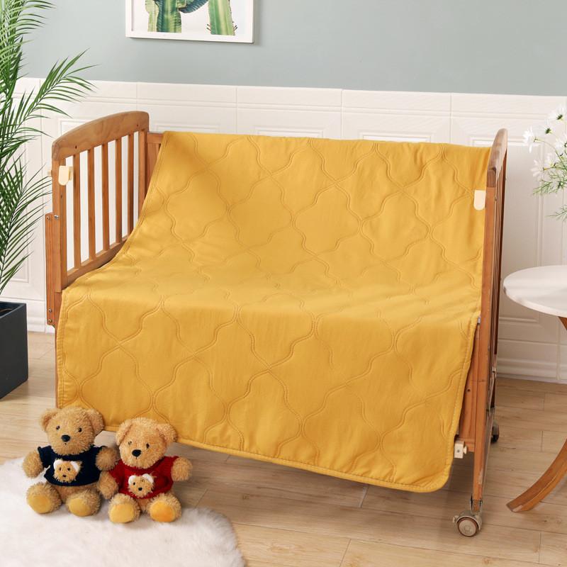 

Cotton Washed Solid Color Summer Beddingair Conditioner Quilt Rooms Student 100*130cm жёлтый