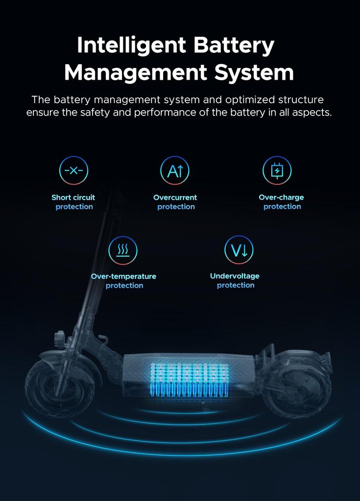 Engwe Y600S Elektrická koloběžka 830W, 48V 18.2Ah, 25km/h, 10"×2.75" Tlusté pneumatiky, Mechanické kotoučové brzdy Skládací E-koloběžka