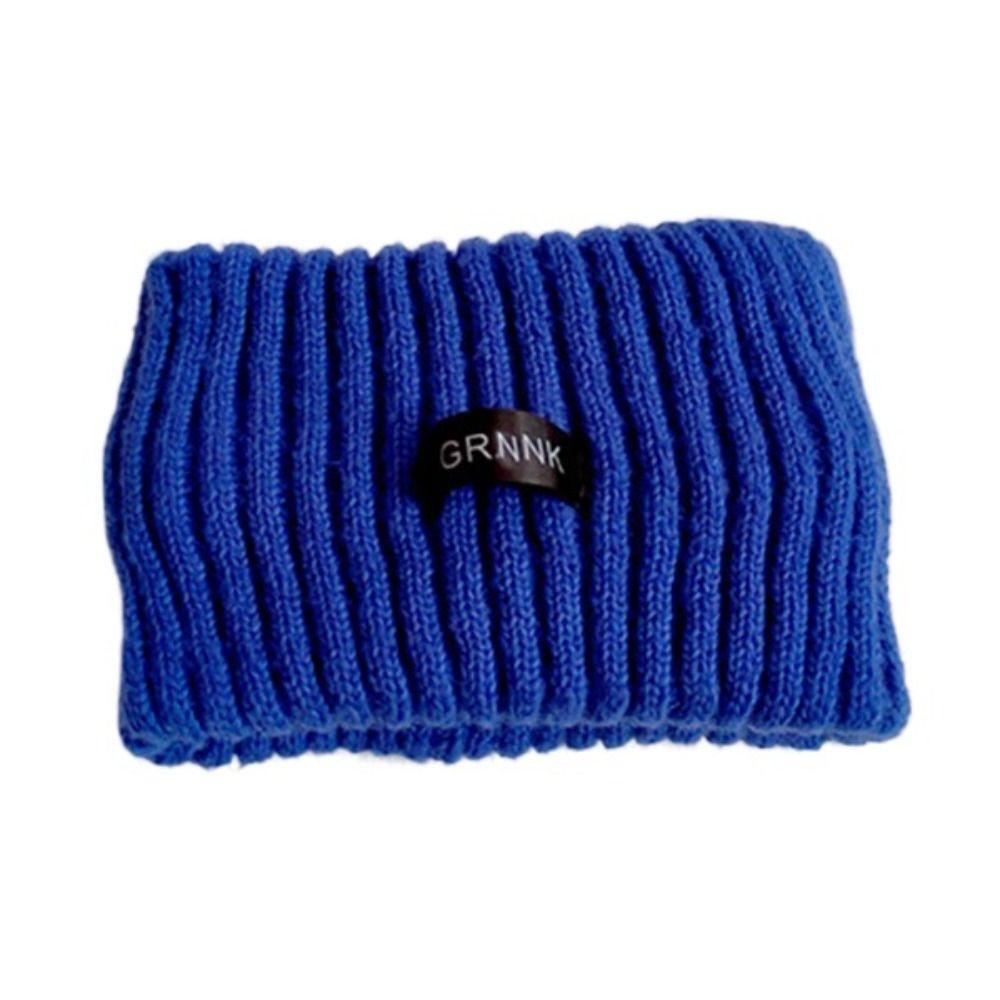 Elastic Winter Hat Wide Warm Headwrap New Knitted Hat  Autumn Winter