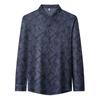 Men's Long Sleeve Printed Shirt Business Casual Fashion