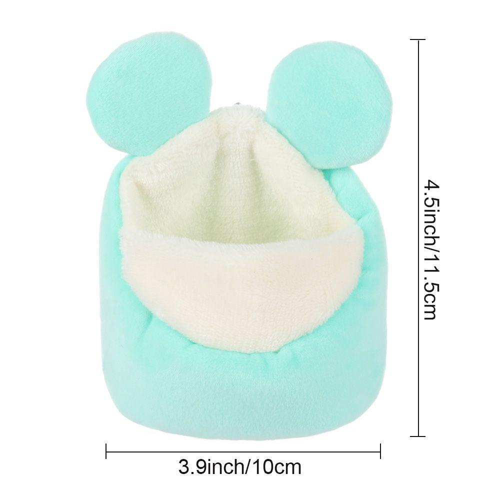 Miękki polarowy królik mini gniazdo chomik łóżko do spania mały domek dla zwierząt mata dla świnki morskiej ciepła podkładka