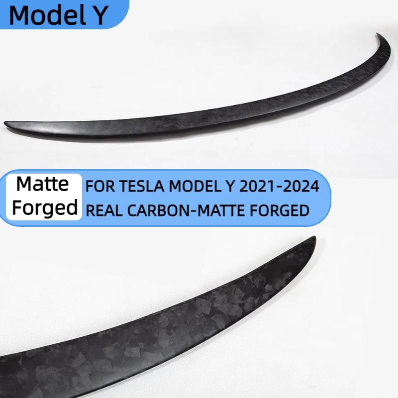 Real Carbon Fiber For Tesla Model 3/Y/3 Highland Trunk Wing Spoiler 2017-2024 Real Carbon Fibre Original Car Spoiler Accessories