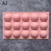 Silicone Half Sphere Baking Mold Reusable 6/15/24 Holes Non-Stick for Ice Cream Chocolate Holiday Baking DIY Gift Making