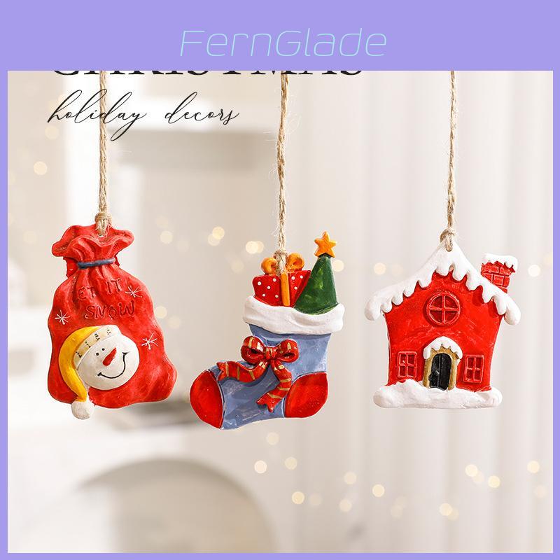 Christmas Deer Resin Tree Ornament For Holiday Decor With Cartoon Style And Festive Themes