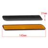1 Pair Motorcycle Front Fork Reflector Lower Legs Slider Safety Warning Sticker For Harley Soft Tail 833 1200