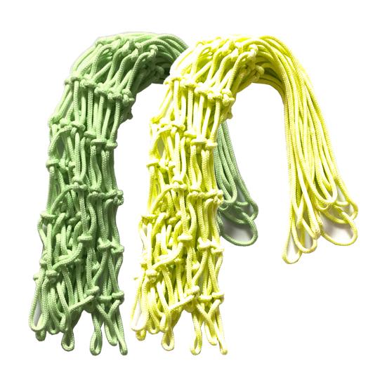 Basketball Net Glow in the Dark Wear-resistant Nylon Heavy Duty Basketball Net Replacement for Outdoor