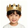 Royal Gold Crown Headdress for Kids' Costume Party